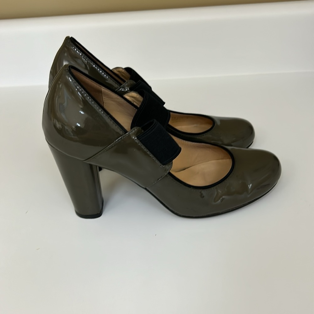 Cole Haan Chunky Heel Mary Jane Pumps Size 7 - Picture 4 of 7